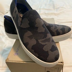 Rothys gray camo sneakers, size 9.5